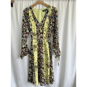 ModCloth Women's Unique Persona Midi Dress Multicolored Floral Size 6